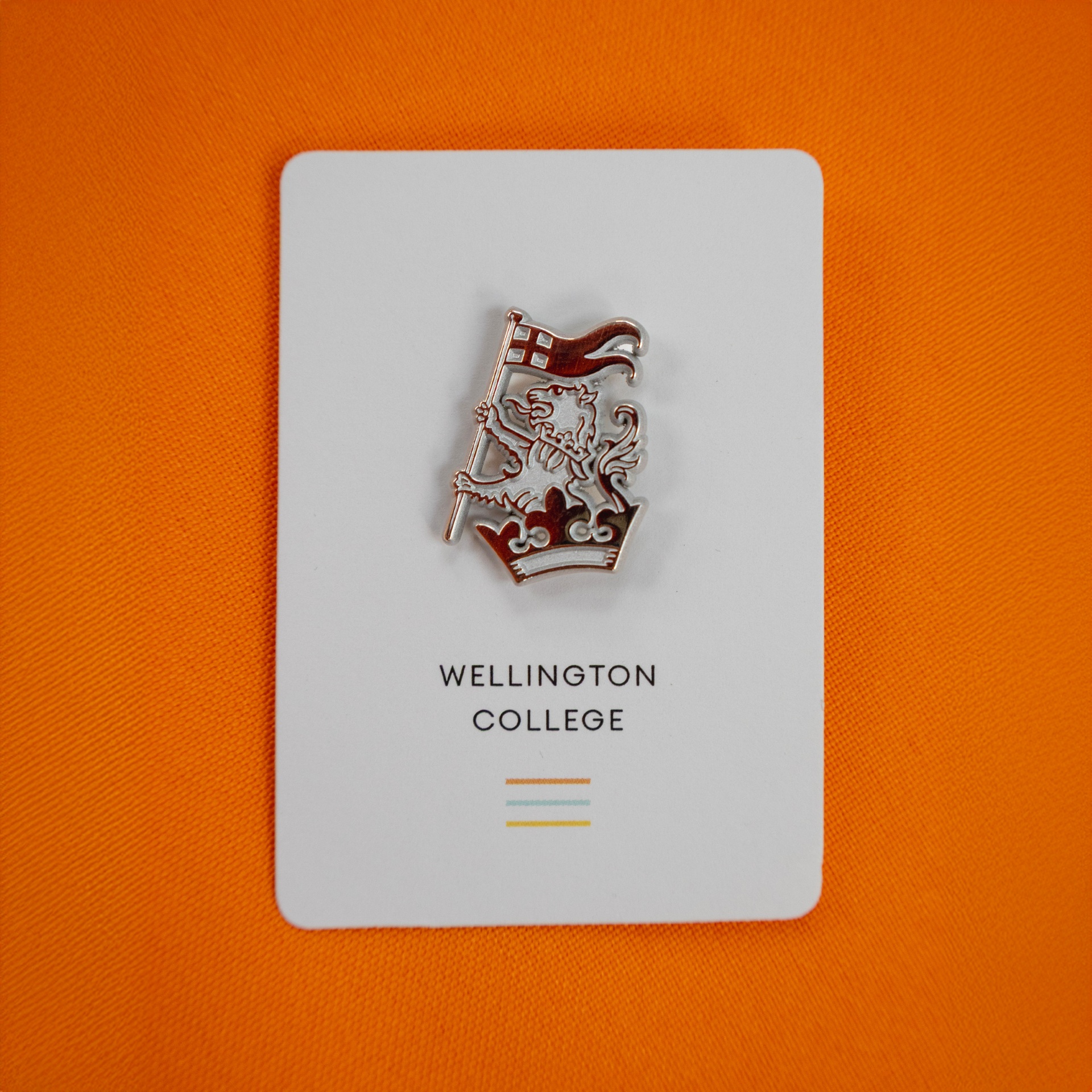 Wellington Crest Pin Badge