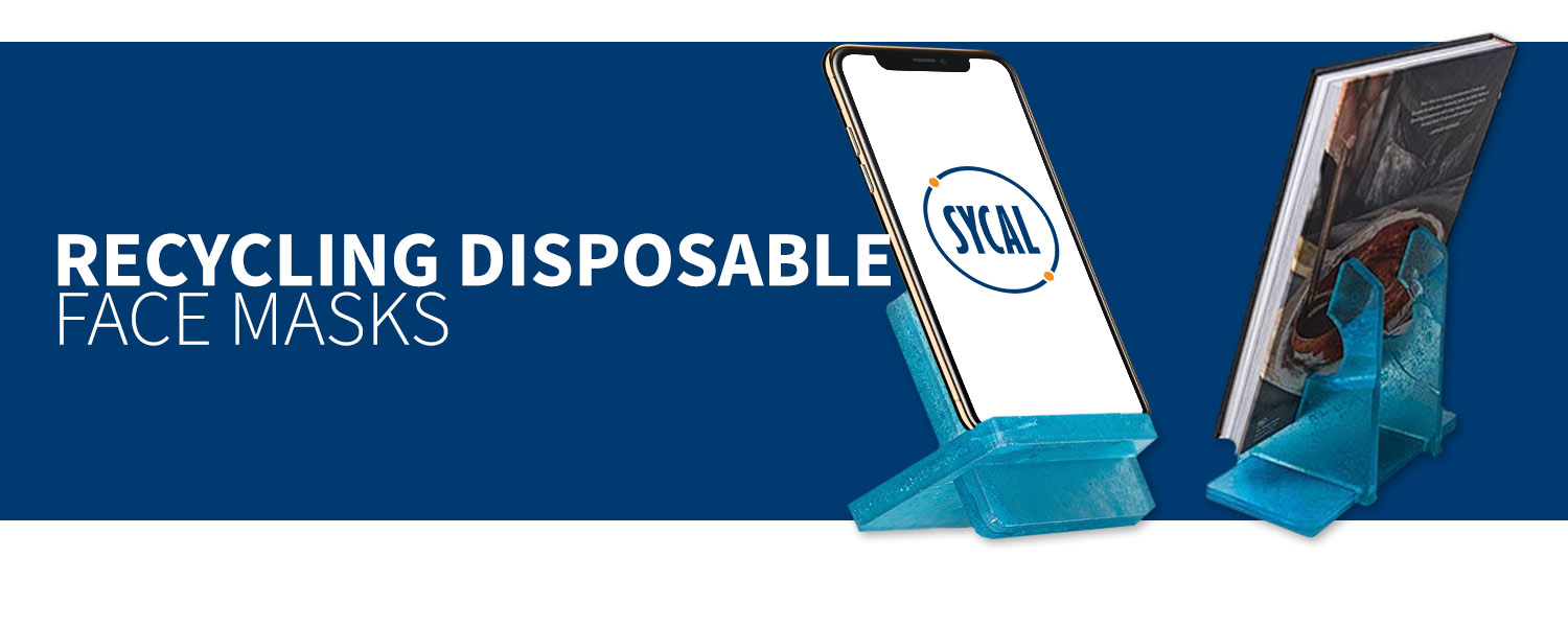 Promotional Merchandise made from Recycled Facemasks Sycal