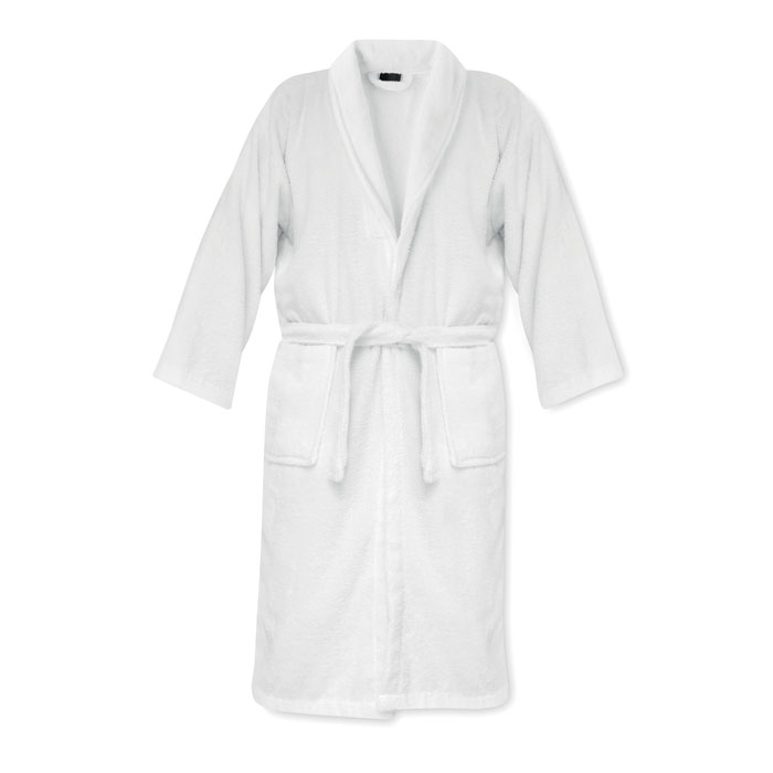 White Bathrobe Sycal Promotional Merchandise