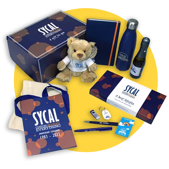Sycal merchandise 40th box