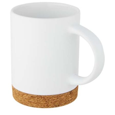 Neiva 425 ml ceramic mug with cork base Neiva 425 ml ceramic mug with cork base