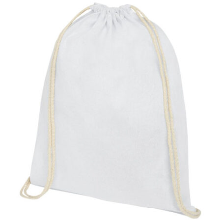 Oregon 140 g/m cotton drawstring bag 5L
