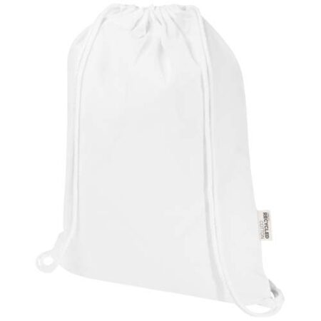 Oregon Blend 140 g/m GRS recycled drawstring bag 5L