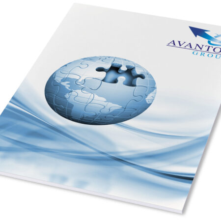 Desk-Mate A4 notepad wrap over cover