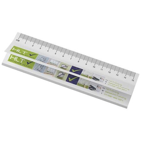 Sticky-Mate recycled sticky notes with printed 15 cm ruler