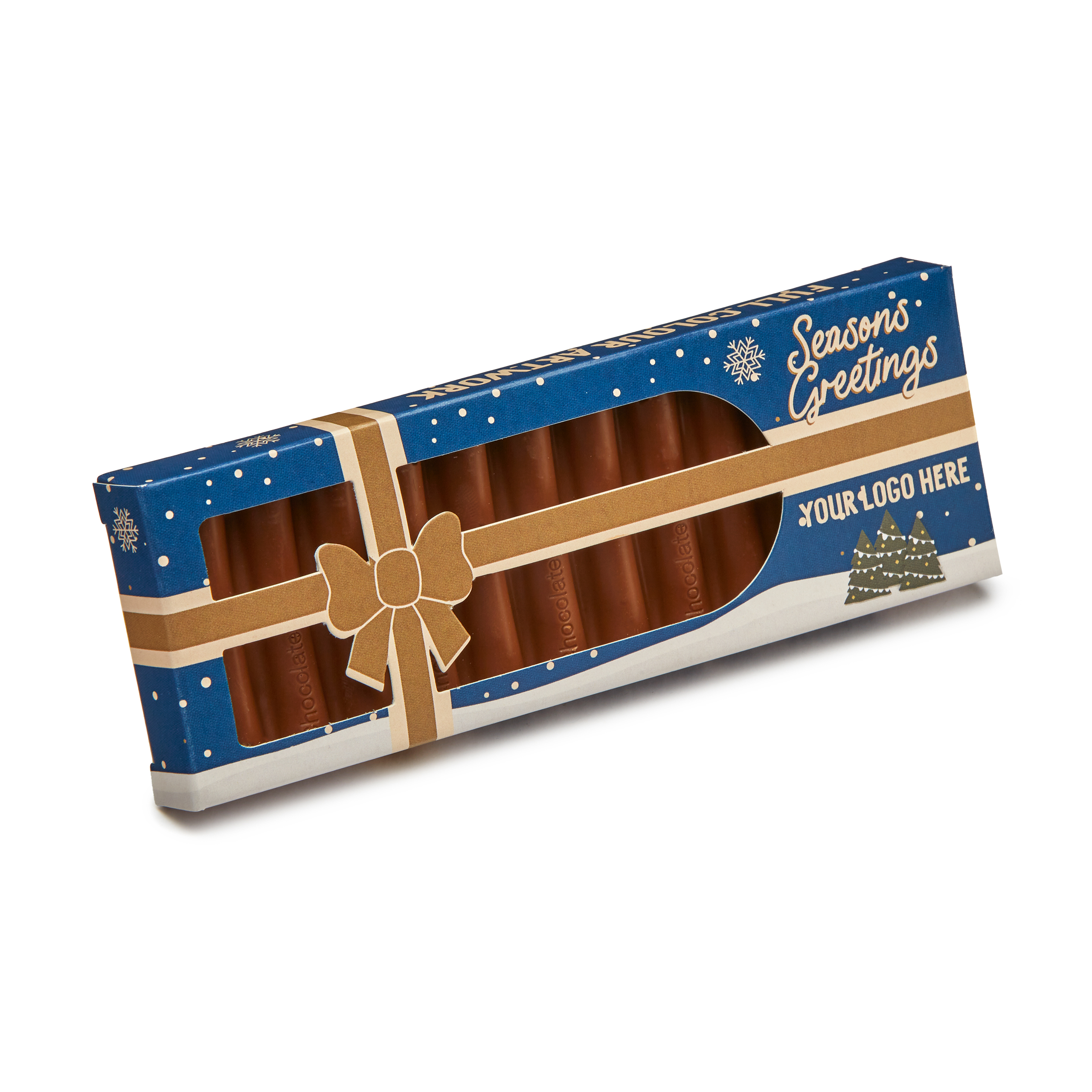 Winter Collection – Present Box Milk Chocolate 12 Baton Bar Winter Collection - Present Box Milk Chocolate 12 Baton Bar - Image 2