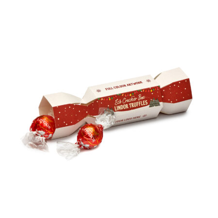 Winter Collection - Lindor Milk Chocolate Truffles Cracker Box