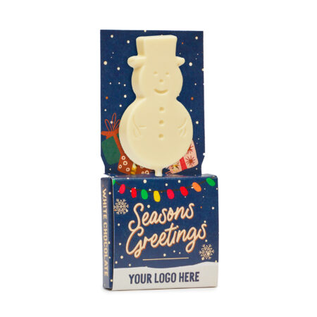 Winter Collection - White Chocolate Snowman Lolly