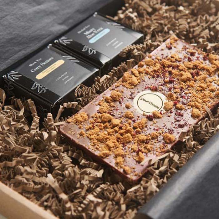 2 Teas & Chocolate bar gift box 2 Teas & Chocolate bar gift box - Image 3