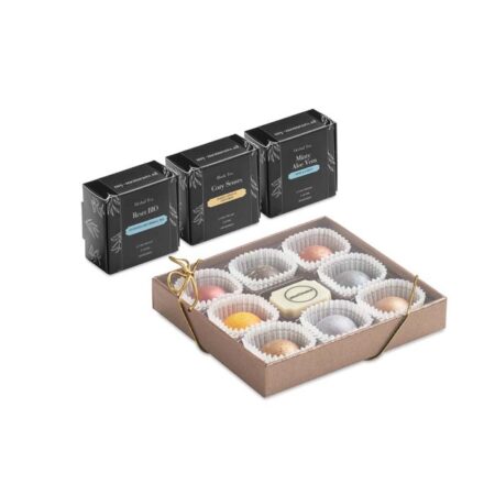 3 Teas & 9 Bonbon gift box 3 Teas & 9 Bonbon gift box