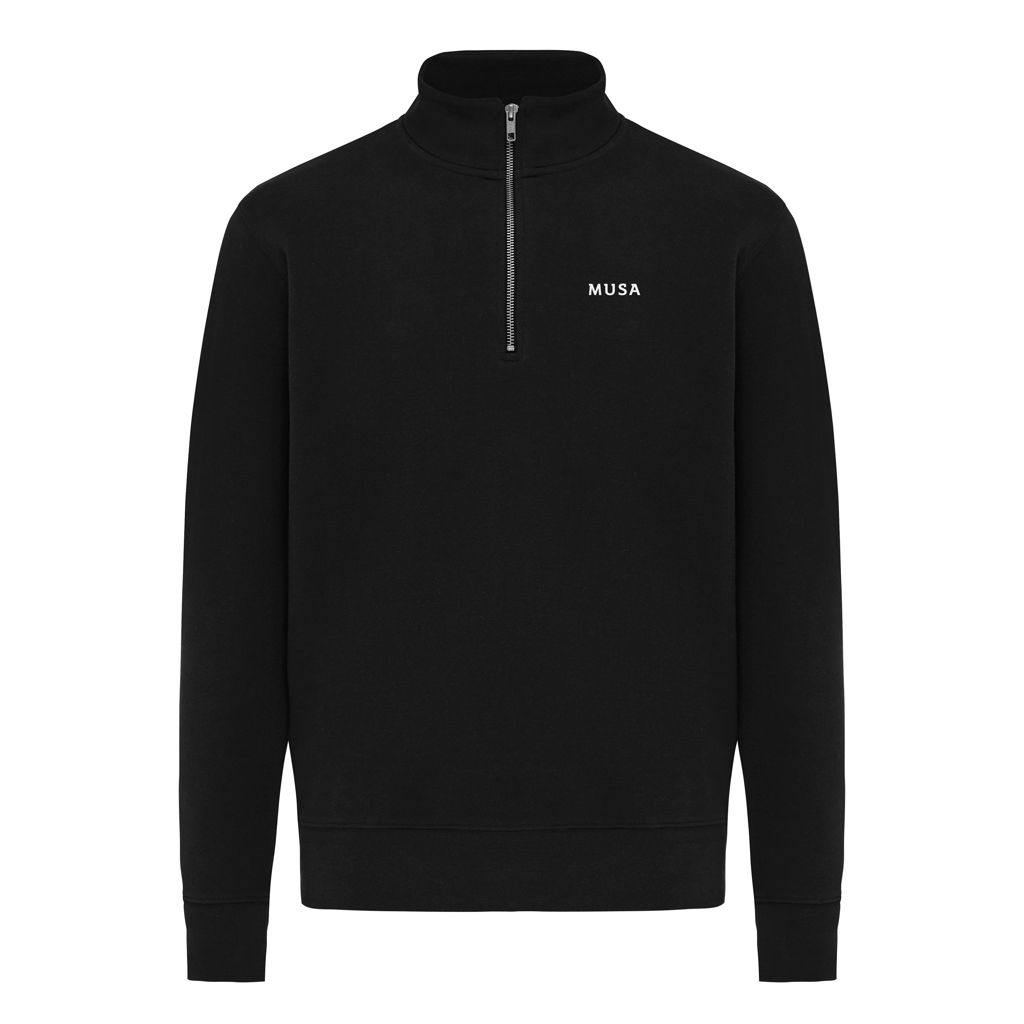 IQONIQ Elgon recycled cotton quarter zip sweater IQONIQ Elgon recycled cotton quarter zip sweater