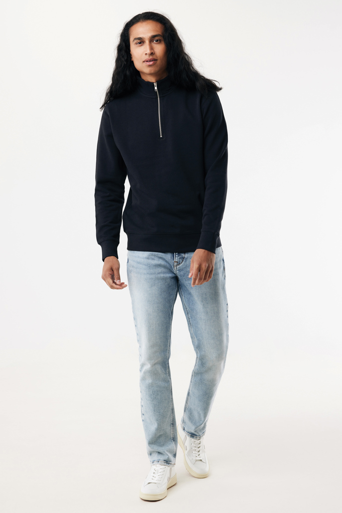 IQONIQ Elgon recycled cotton quarter zip sweater IQONIQ Elgon recycled cotton quarter zip sweater - Image 2