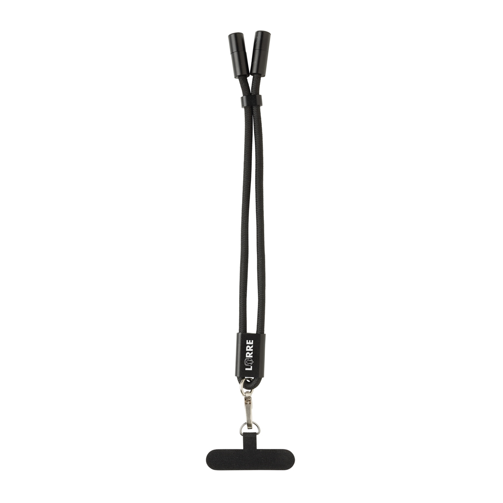 LoopAmp RCS RPET adjustable phone wrist strap 60W cable LoopAmp RCS RPET adjustable phone wrist strap 60W cable