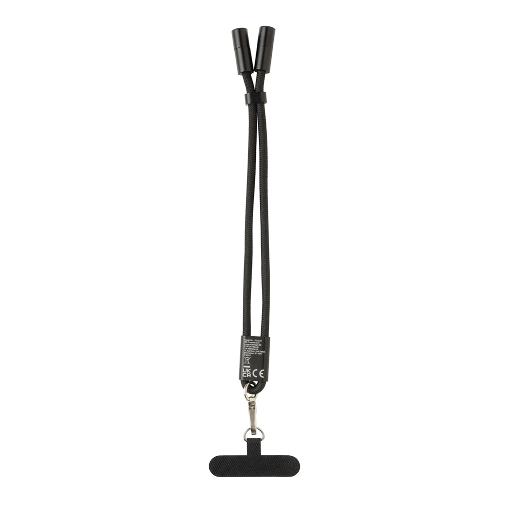 LoopAmp RCS RPET adjustable phone wrist strap 60W cable LoopAmp RCS RPET adjustable phone wrist strap 60W cable - Image 3