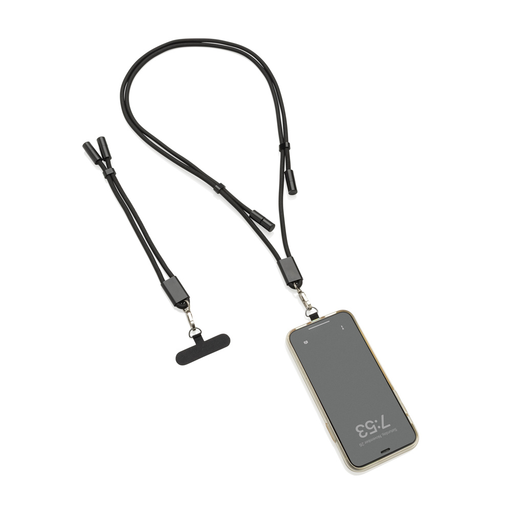 LoopAmp RCS RPET adjustable phone wrist strap 60W cable LoopAmp RCS RPET adjustable phone wrist strap 60W cable - Image 4