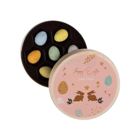 Set Of Chocolates Freckled Eggs Wooden Box