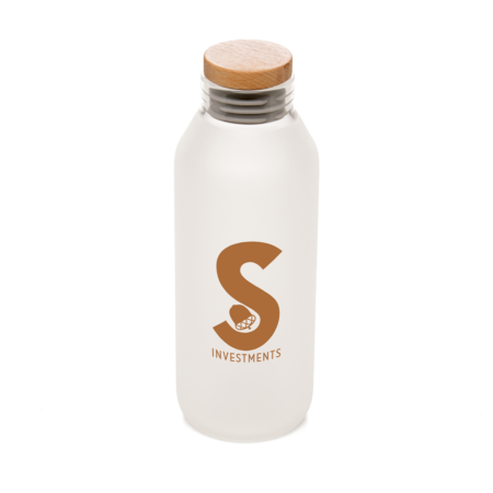 Soren 570ml Translucent Glass Bottle