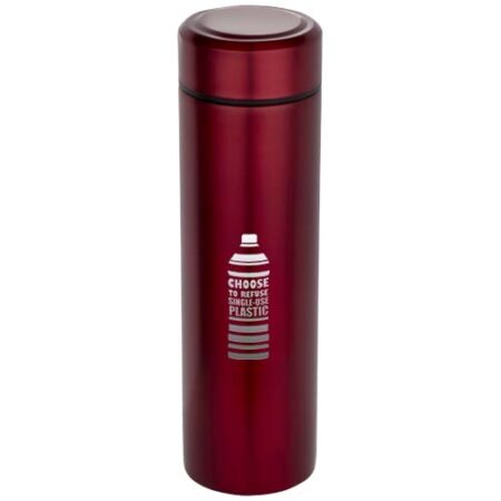 Taylor 450 ml double wall stainless steel flask with tea strainer