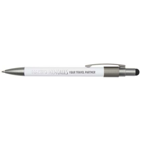 Rill RCS recycled ballpoint pen with stylus and fidget spinner (blue ink)