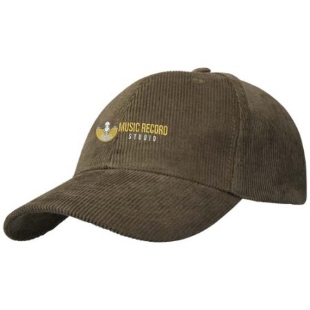 Hutton 6 panel recycled corduroy cap