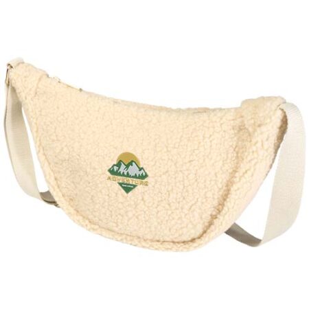 Bear GRS recycled sherpa crossbody bag 3L