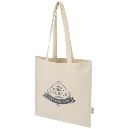 Peru Blend 180 g/m? GRS recycled cotton tote bag 7L