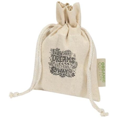 Odisha 140 g/m? OCS organic gift bag - 15 x 10 cm