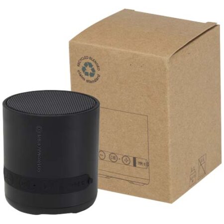 Hunor 3W recycled plastic wireless speaker