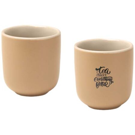 Male 90 ml ceramic espresso cups with matt finish – set of 2 Male 90 ml ceramic espresso cups with matt finish - set of 2