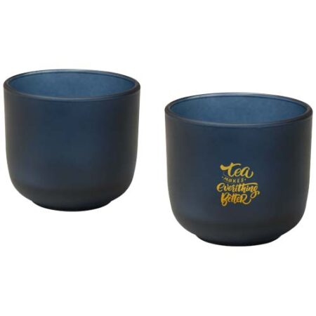 Male 200 ml glass cups with matt finish – set of 2 Male 200 ml glass cups with matt finish - set of 2