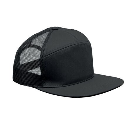 Bead 7 panel flat visor cap