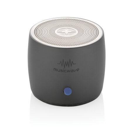 Swiss Peak RCS recycled aluminium 3W bass speaker