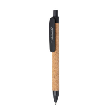 Write Biobased Plastic and cork pen