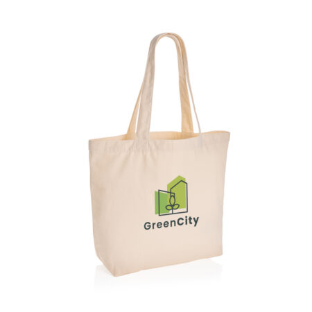 Impact Aware? 240 gsm rcanvas shopper w/pocket undyed