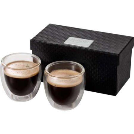 Glass espresso cup gift set