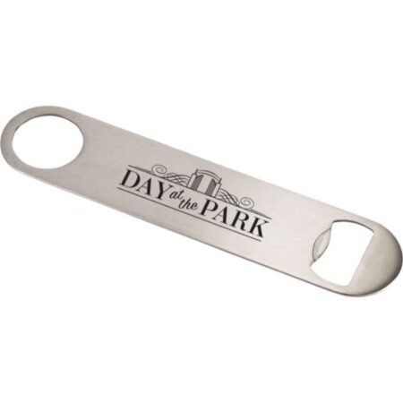 Paddle bottle opener